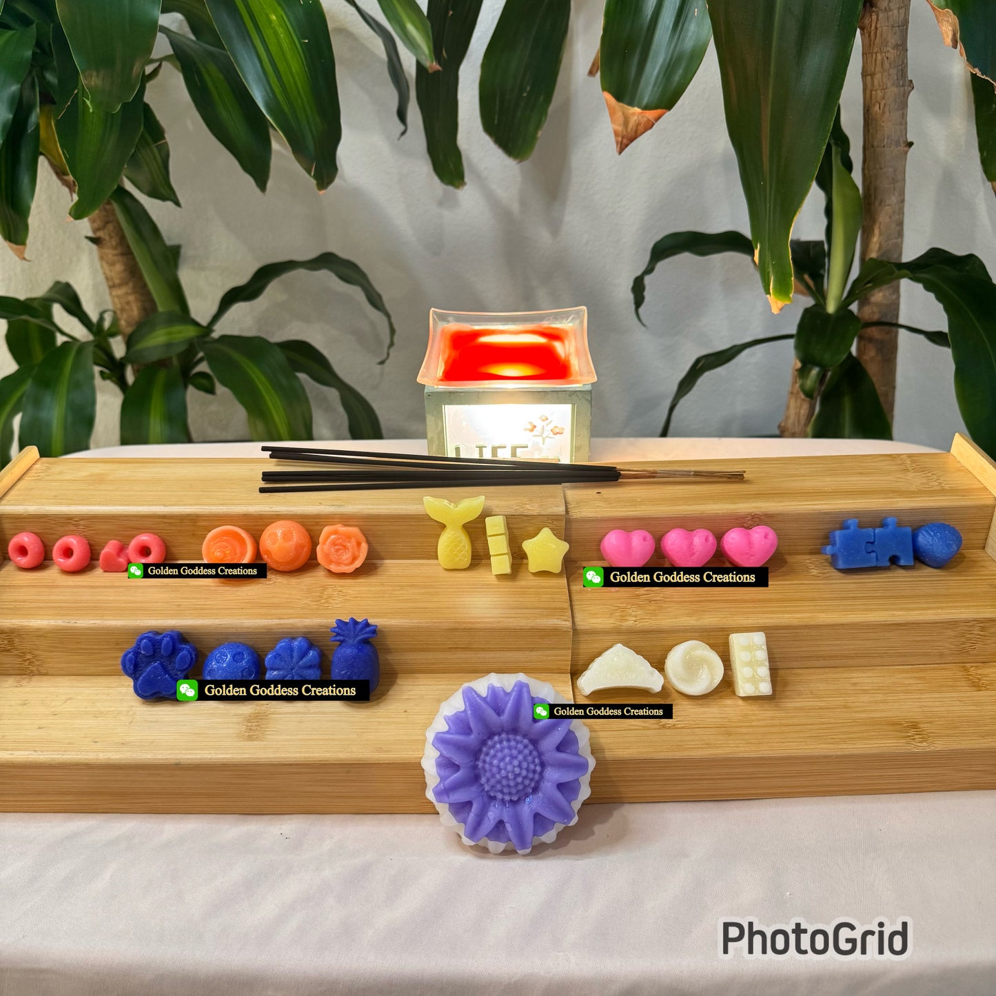 Chakra Harmony Set – Wax Melts & Incense for Balance