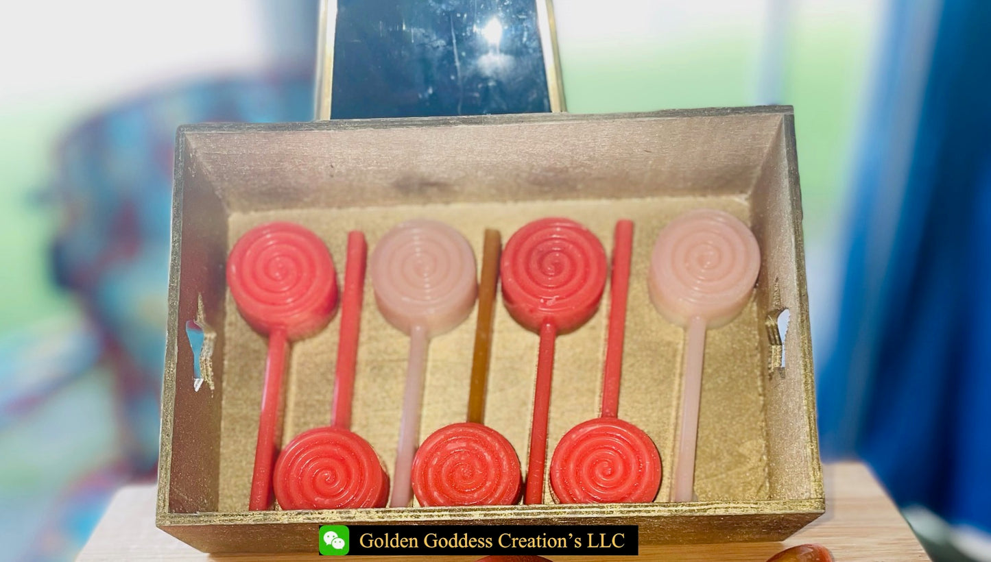 Irresistible Strawberry & Chocolate Lollipop Wax Melts