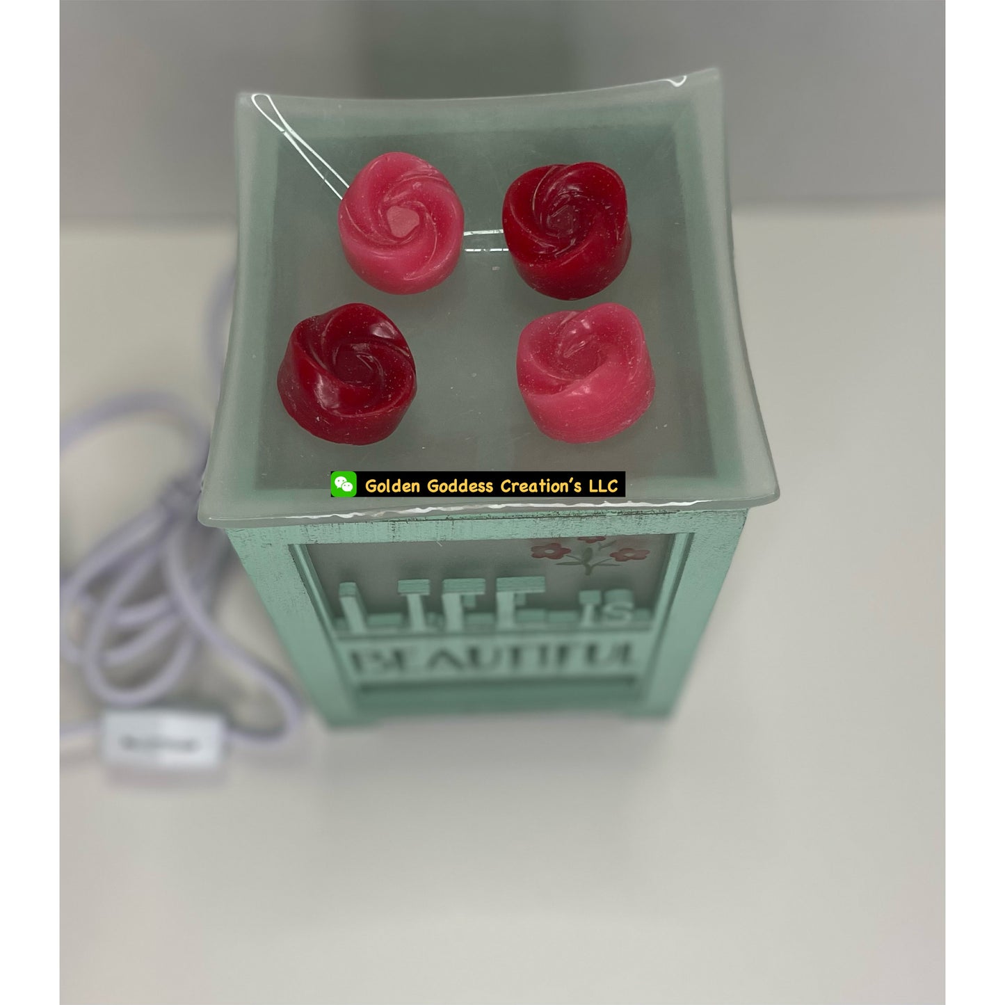 Bold & Beautiful Jardin De Rosa Scentscapes – Intense Rose Petal Aroma! 1 and 4 oz. wax melts