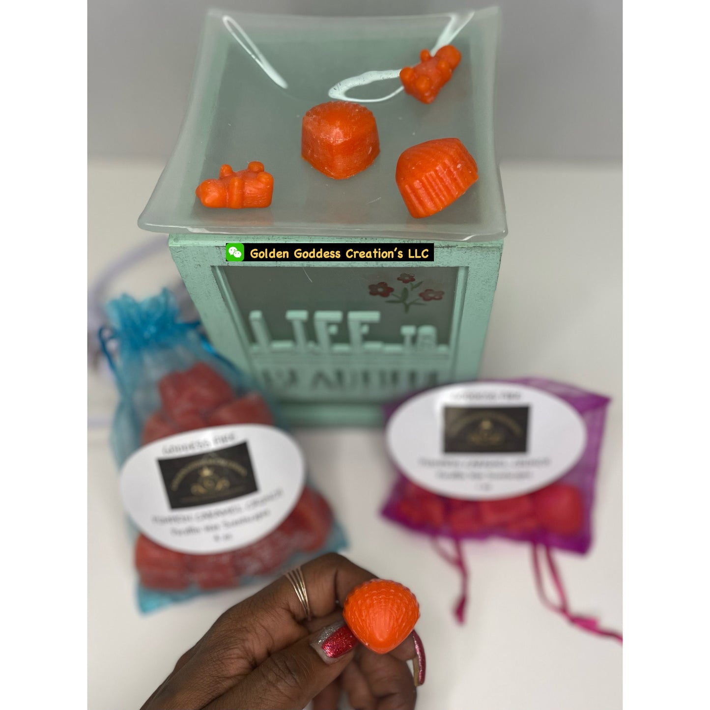 Last Chance! Goddess Fire Scentscape ~ Strong Pumpkin Spice Wax Melts (1 & 4 oz.)