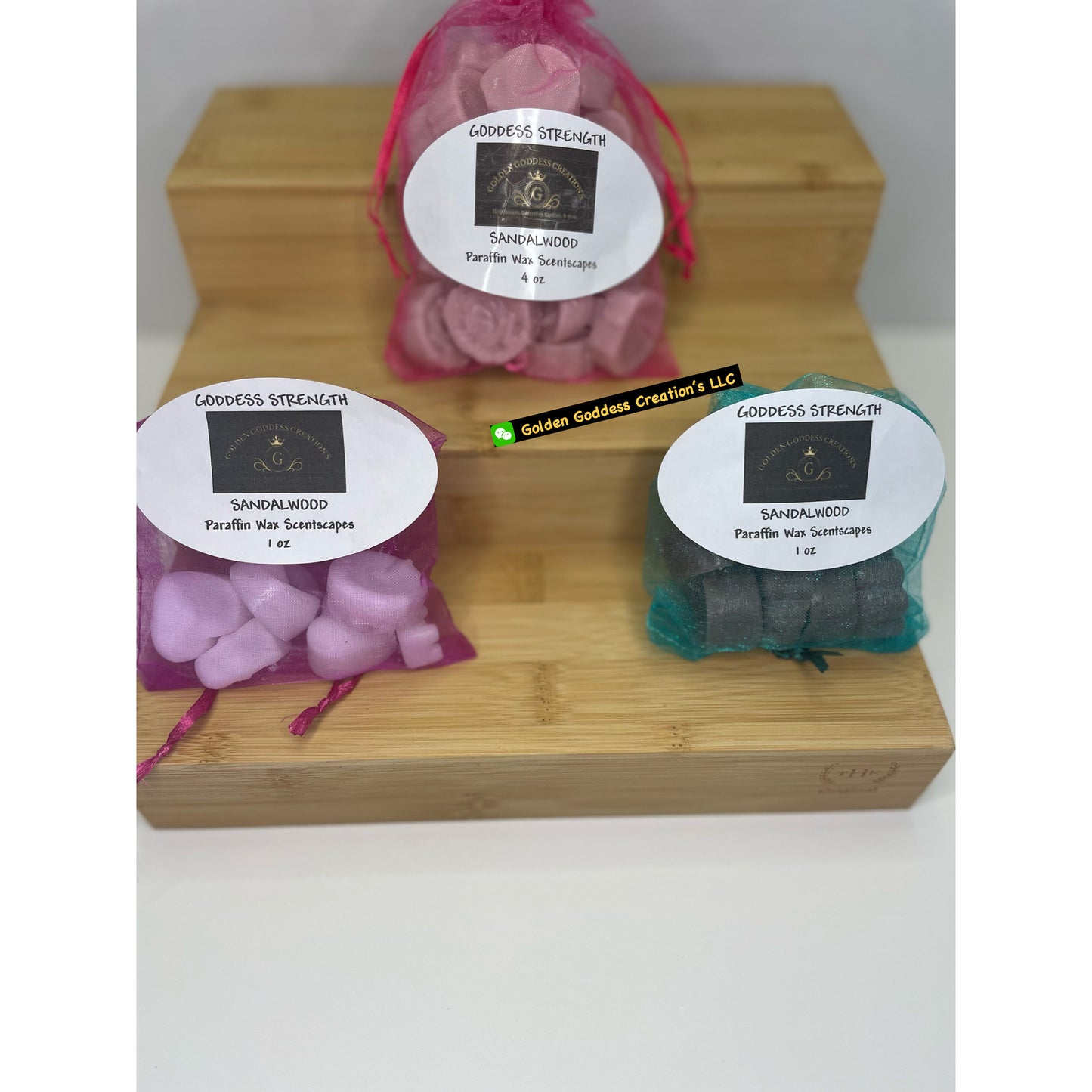 Bold & Grounding ~ Goddess Strength Sandalwood Scentscape | 1 and 4 oz. Wax Melts