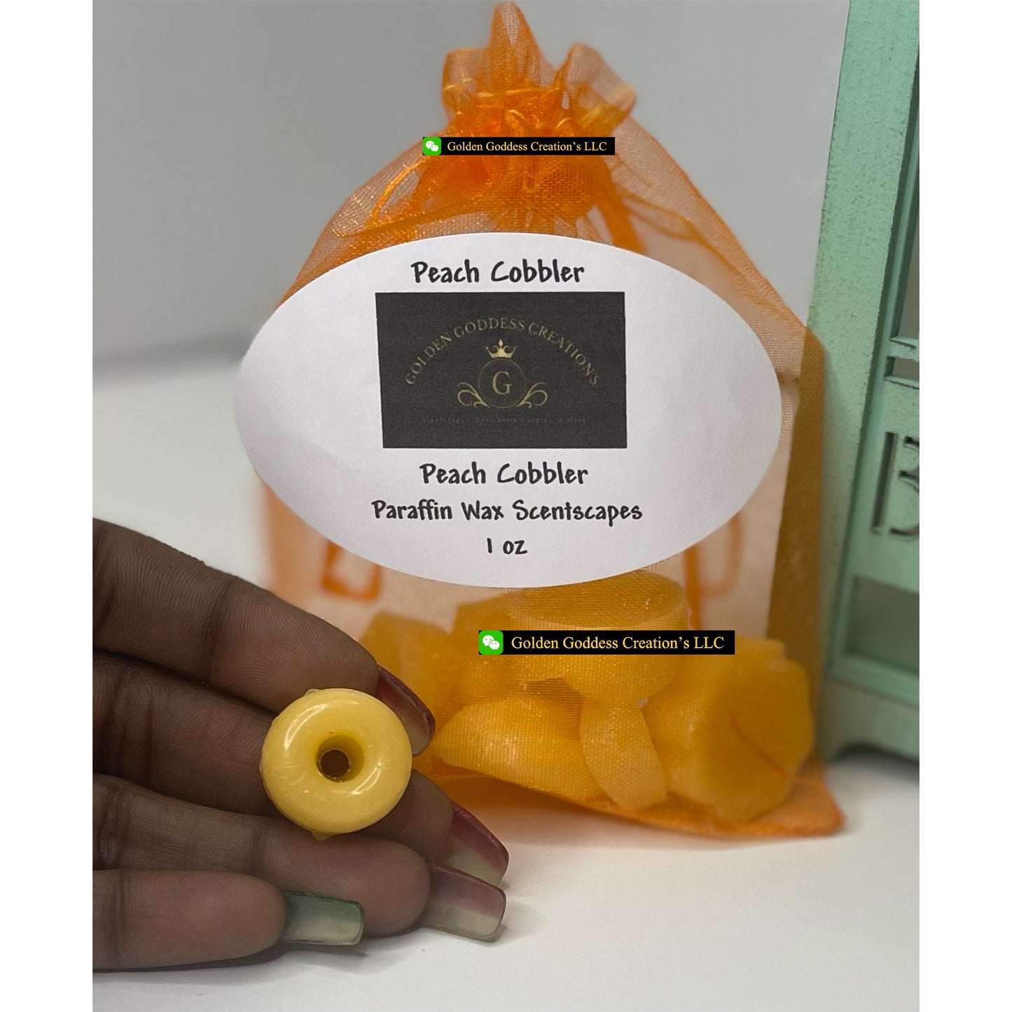 Last Chance! Strong Scented Peach Twist Scentscape Wax Melts (1 & 4 oz.)
