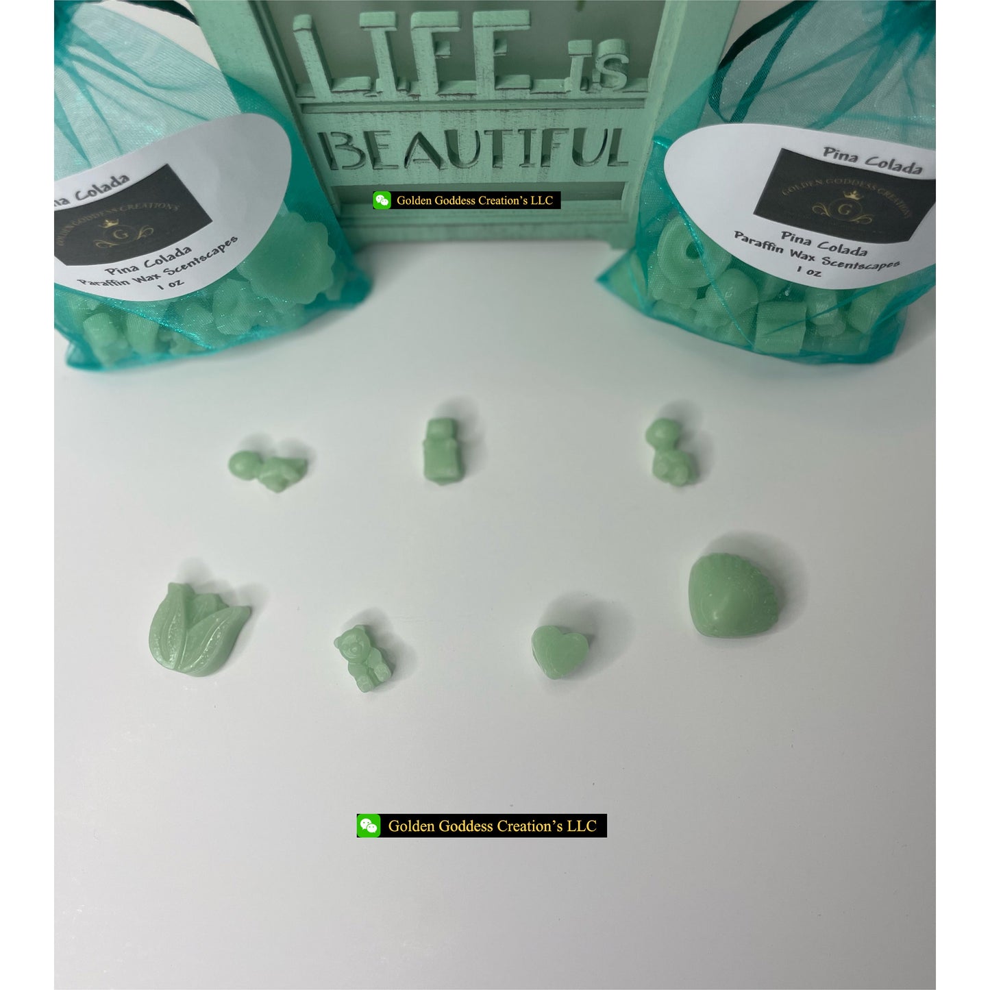 Tropical Bliss Strong Pina Colada Scentscapes – 1 & 4 oz. Wax Melts