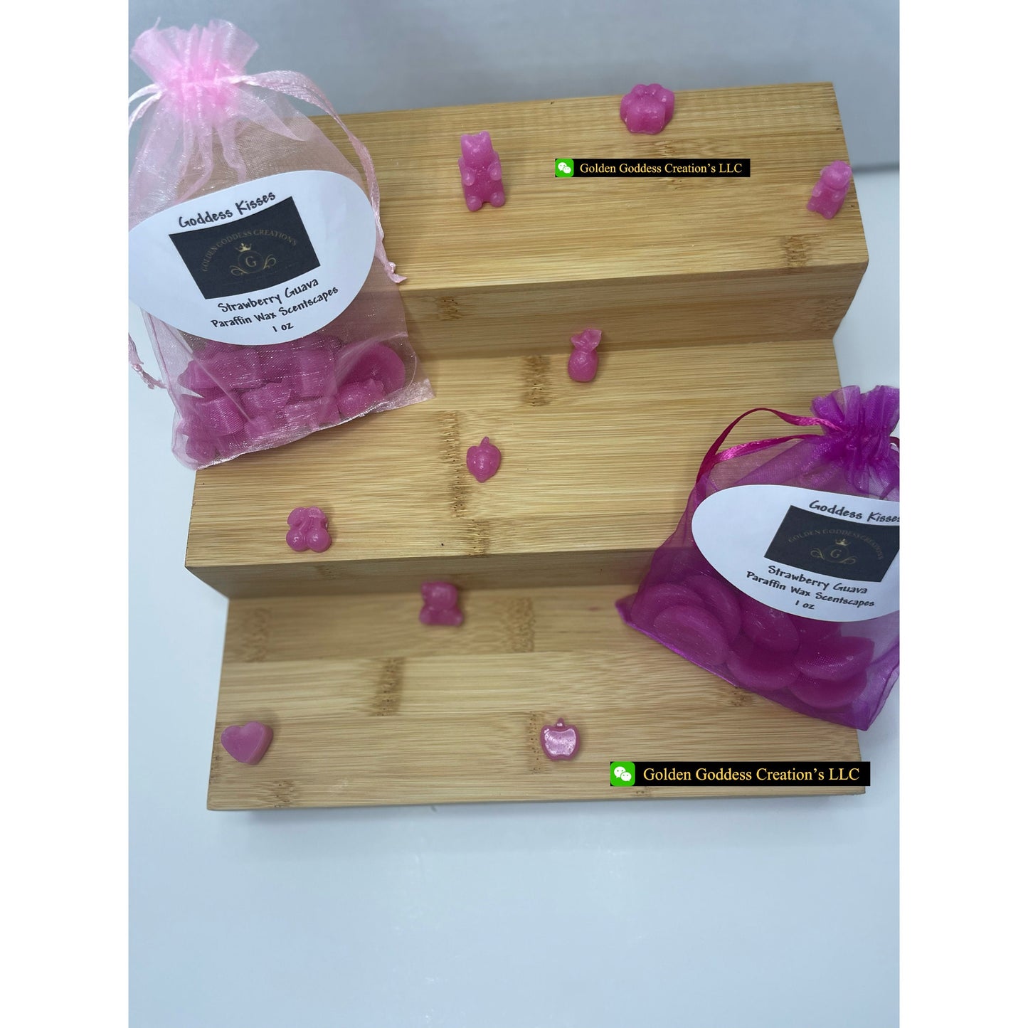 Irresistible Goddess Kisses Strong Strawberry Guava Wax Melts (1 & 4 oz.)
