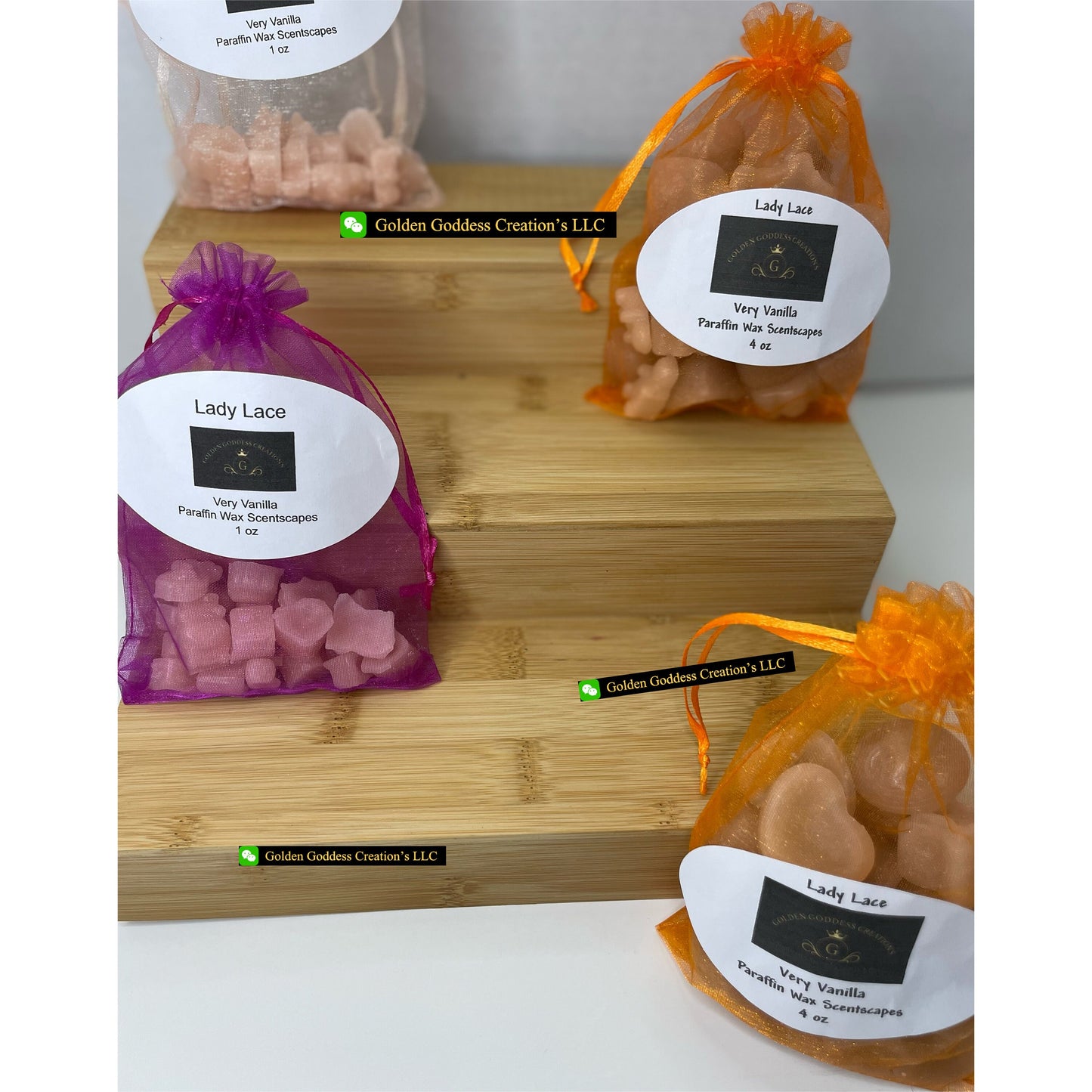 Strong Scented Lady Lace ~ Very Vanilla Wax Melts (1 & 4 oz.)