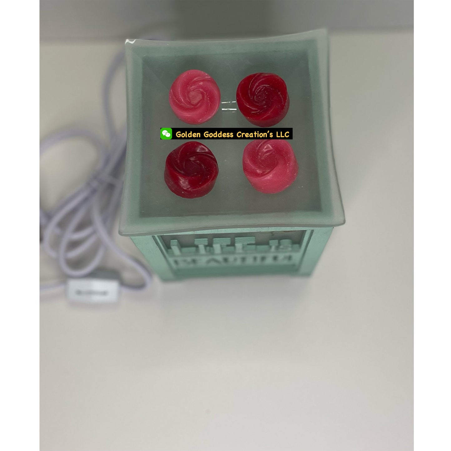 Bold & Beautiful Jardin De Rosa Scentscapes – Intense Rose Petal Aroma! 1 and 4 oz. wax melts