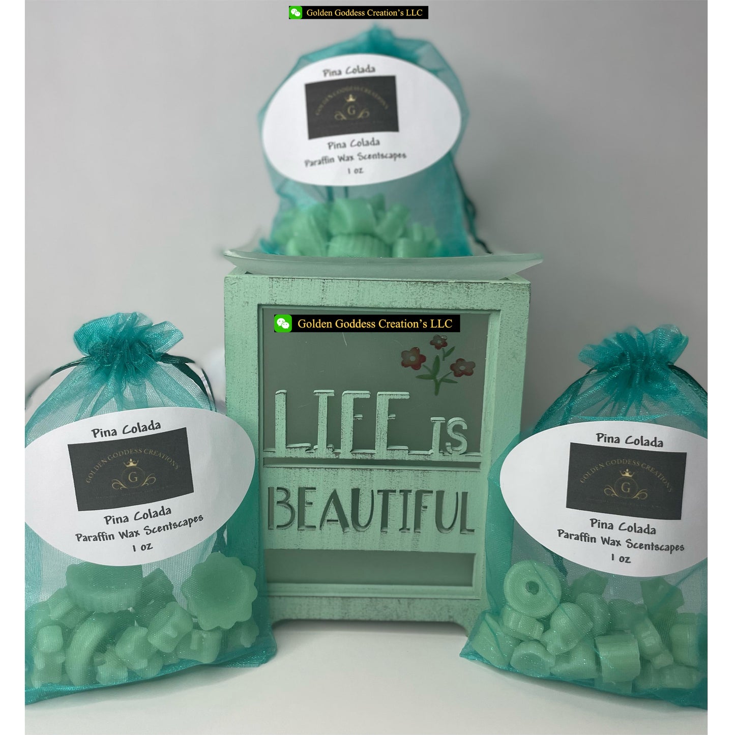 Tropical Bliss Strong Pina Colada Scentscapes – 1 & 4 oz. Wax Melts