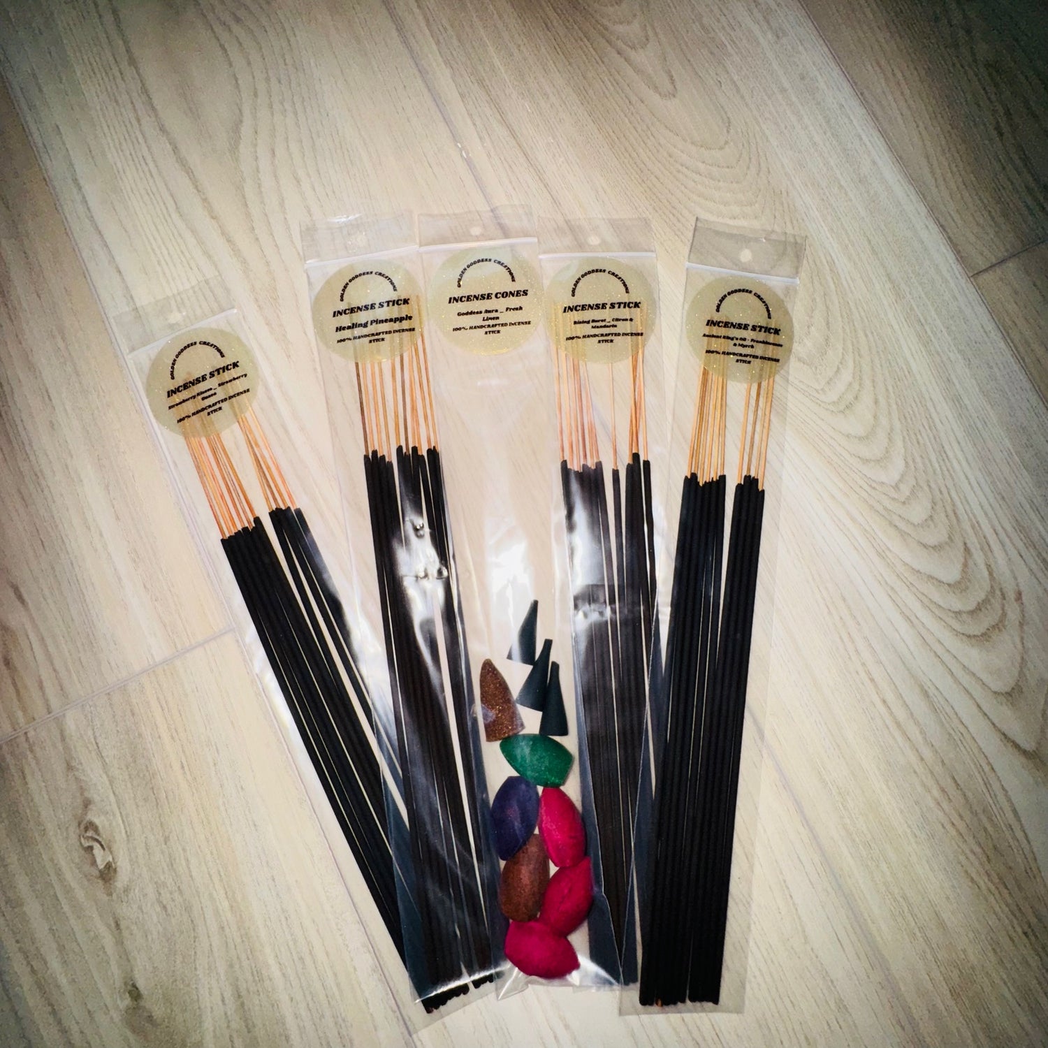 Hand Dipped Incense Sticks and Cones