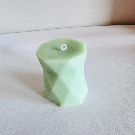 Sel De Mer Sculpted Candle | Geometric & Rose Sculptures | Coastal Inspired Home Decor