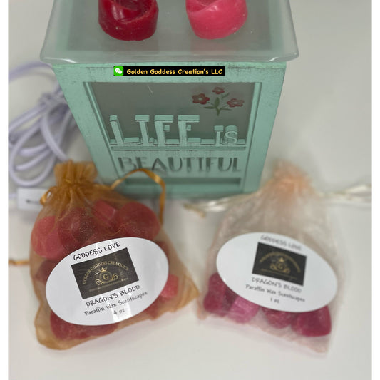 Bold and Alluring ~ Goddess Love Scentscape ~ Dragon’s Blood Wax Melts (1 & 4 oz.)