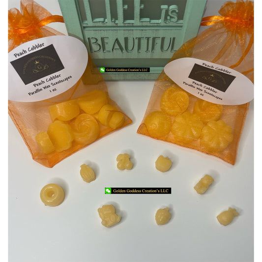 Last Chance! Strong Scented Peach Twist Scentscape Wax Melts (1 & 4 oz.)