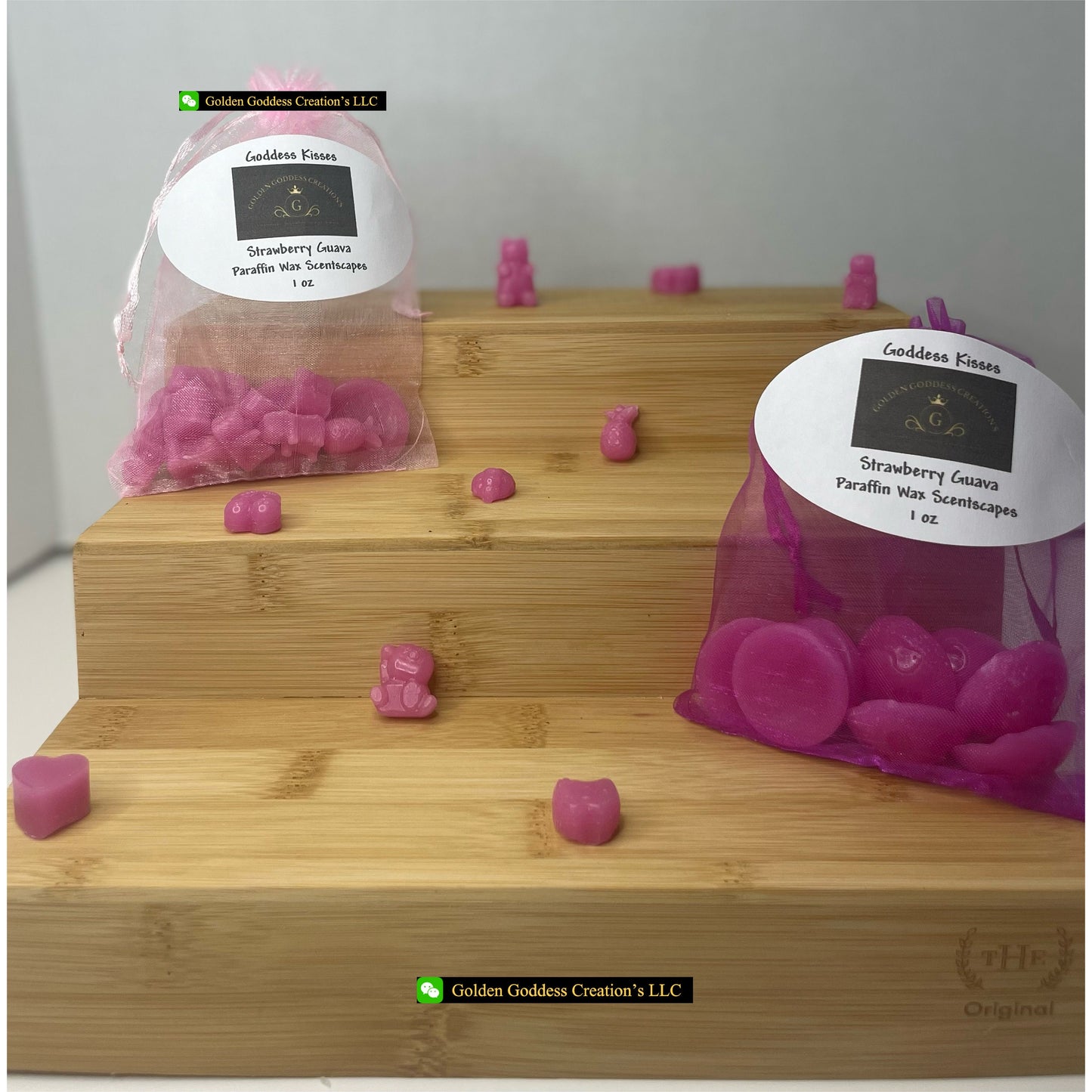 Irresistible Goddess Kisses Strong Strawberry Guava Wax Melts (1 & 4 oz.)
