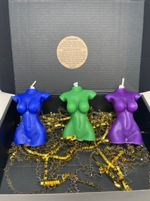 Elegant Goddess Figure Candles – Unique Decorative Accent