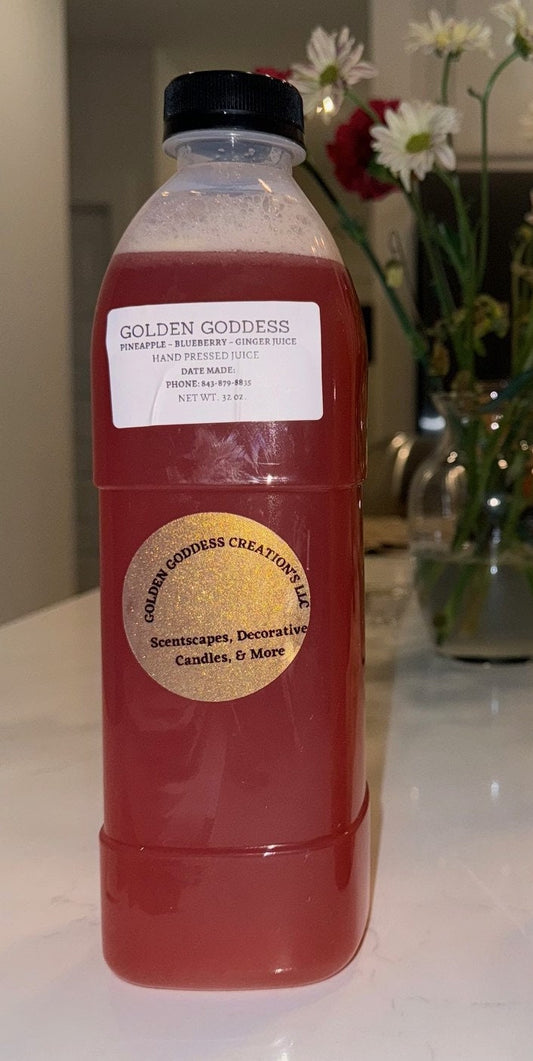 Tropical Blueberry Spice Punch ~ 100% Hand-Pressed Juice