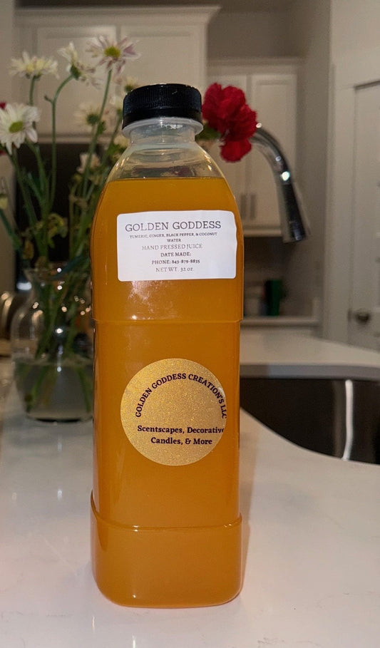 Golden Glow Elixir ~ Hand-Pressed Turmeric, Ginger & Key Lime Juice